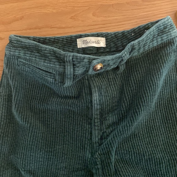 Madewell • Corduroy Slim Emmett Wide Leg Crop Pants - Picture 8 of 10